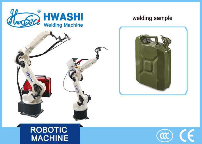 Precise Aluminum Plate Tig Automatic Welding Robot 6 Axis For Stacking / Transporting