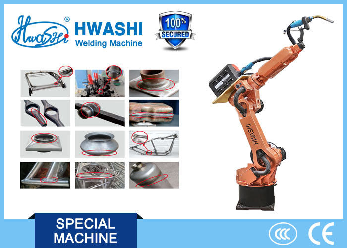 CNC HwashiSix Axis Industrial Industrial Welding Robots Arm 1400mm Reaching Distance