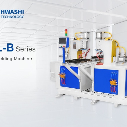 HWASHI double tête stabilisateur automatique de haute précision boîtier de liaison soudage automatique pour le terminal de la tige de raccordement
