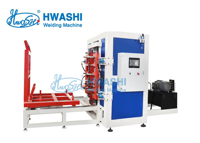 L'usine Hwashi IBC réseau, ligne de production de cadre de cage IBC, lBC Cage Frame Locking Machine