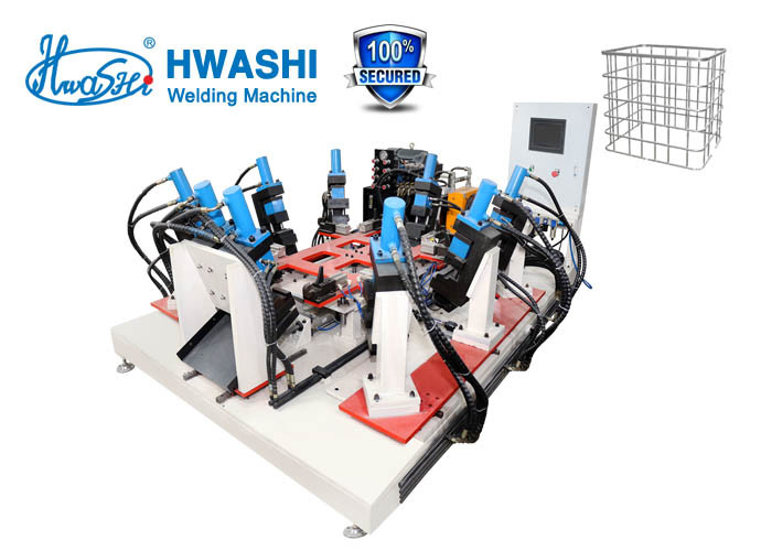L'usine de Hwashi IBC réseau, IBC ligne de production de cadre de cage, lBC cadre de cage trou de fabrication et de perforation machine