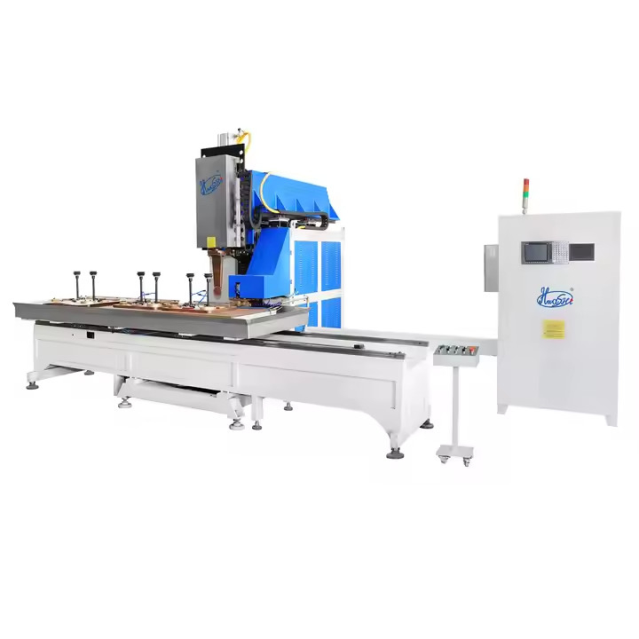 Machine de soudage à évier de contrôle de données PLC pour la production d'éviers de cuisine / d'hôtels / de restaurants