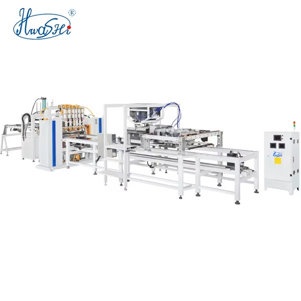 HWASHI équipement de soudage automatique gantry style multi-tête point ligne machine de soudage pour la clôture de treillis métallique dans le prix