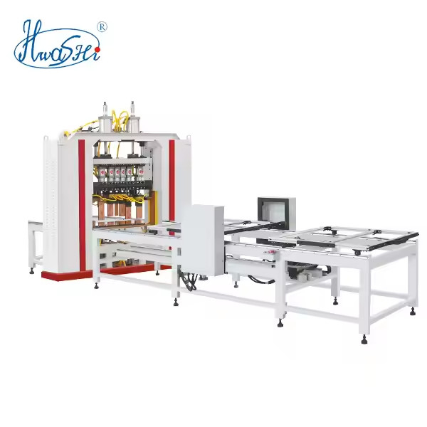 HWASHI Meilleur prix Machine de soudage automatique de panneau de treillis métallique, lave-vaisselle Plateau de fil/étagère de fil Machine de soudage au point