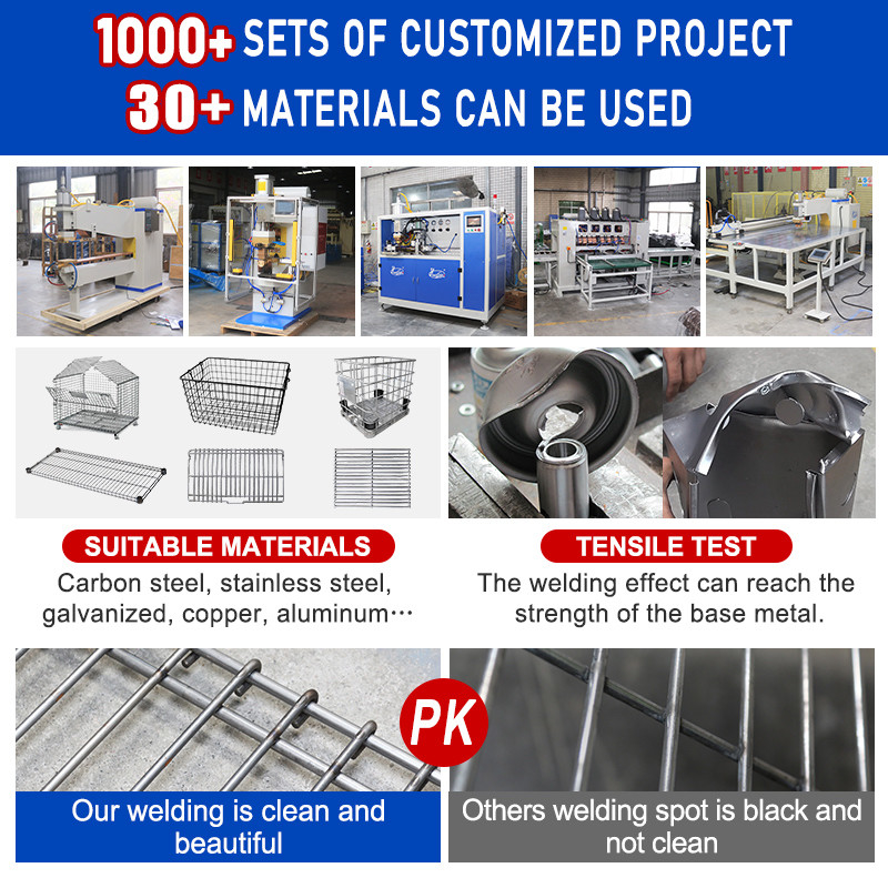 Hwashi améliorez votre processus de production avec la machine automatique de soudage de cage pour les étagères de pont en treillis métalliques