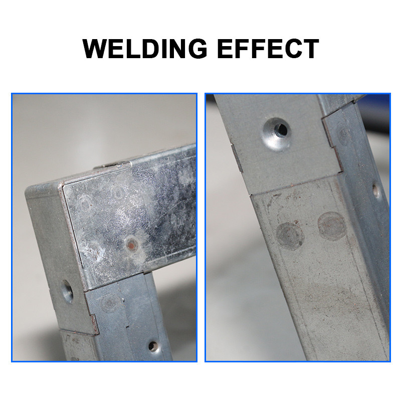 Hwashi CNC à sept axes à double tête Auotmaitc Machine de soudage par point pour cadre de tube de porte