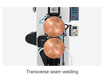 Soudeuse à couture automatique avec refroidissement à l'eau en mode de travail automatique et soudage à couture de 5 à 20 mm de largeur