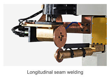 Soudeuse à couture automatique avec refroidissement à l'eau en mode de travail automatique et soudage à couture de 5 à 20 mm de largeur