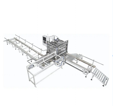 Ligne de production automatique de cadre de cage de réseau IBC, ligne de machine de test de fuite de réservoir IBC entièrement automatique