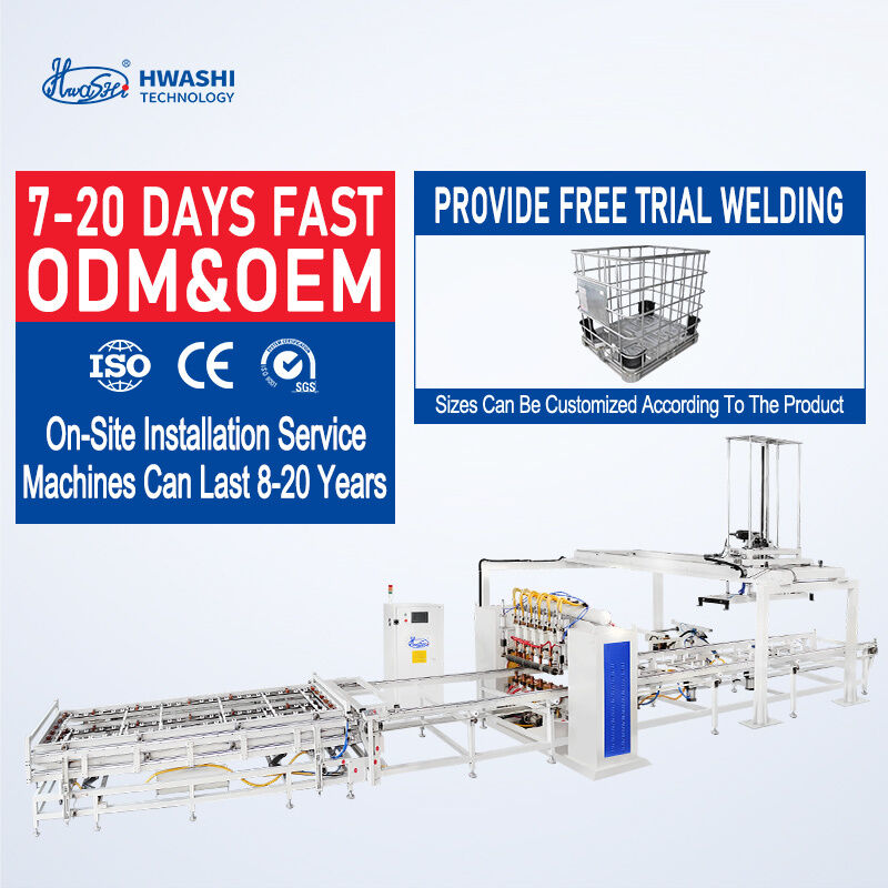 Machine de soudage à treillis métallique avec alimentation en courant continu MF à trois phases Largeur de soudage efficace 1200 mm et longueur de 3000 mm