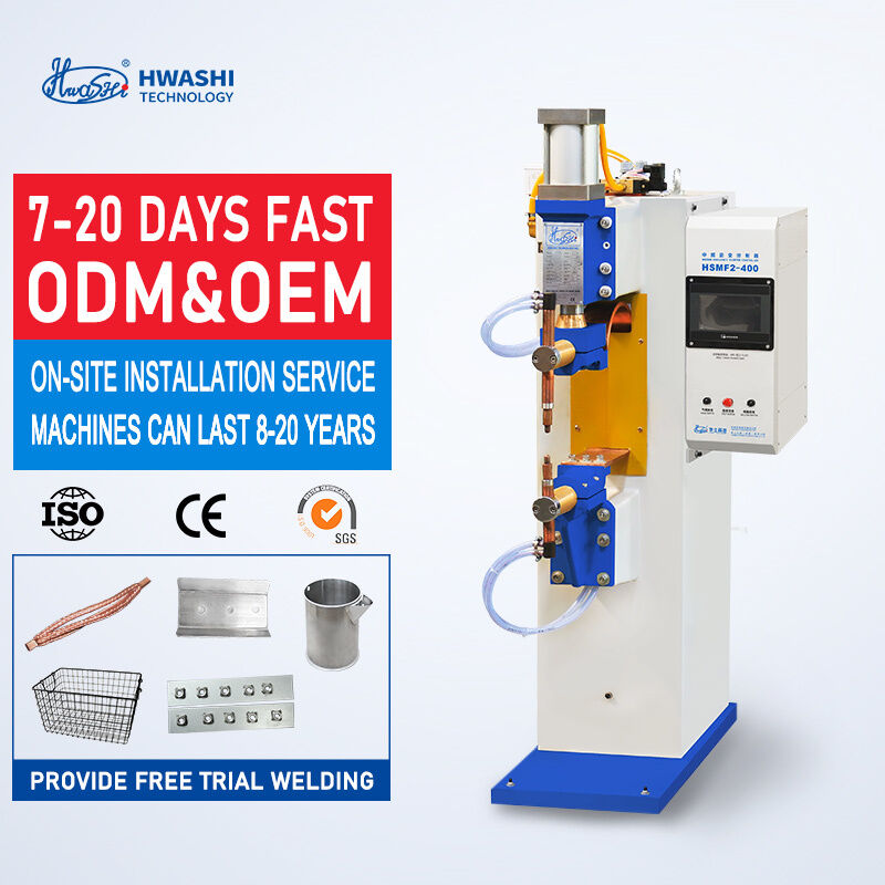 HWASHI WL-MF-250K Poste à souder par points à onduleur moyenne fréquence de type vertical avec technologie 1000Hz pour le soudage constant de tôles métalliques