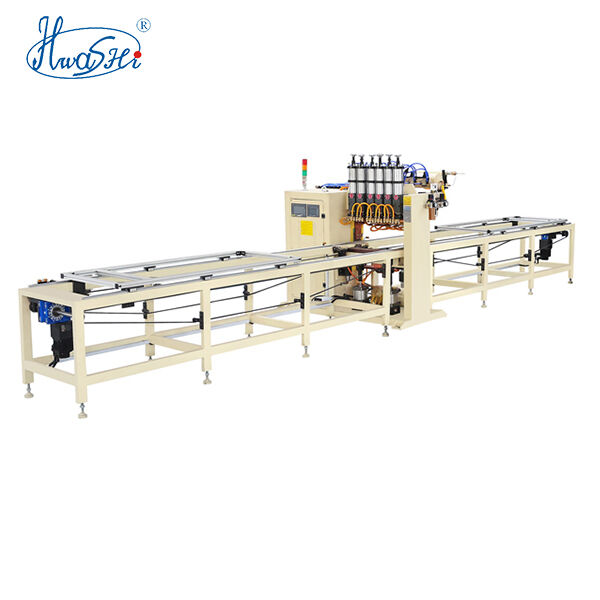 Machine de soudage à treillis métallique avec alimentation en courant continu MF à trois phases Largeur de soudage efficace 1200 mm et longueur de 3000 mm