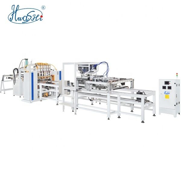 Machine de soudage à treillis métallique avec alimentation en courant continu MF à trois phases Largeur de soudage efficace 1200 mm et longueur de 3000 mm
