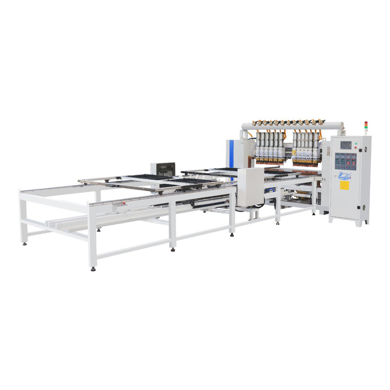 Machine de soudage automatique à condensateur à grande vitesse avec largeur effective réglable et alimentation MFDC pour ligne de production de condensateur de tubes de fil