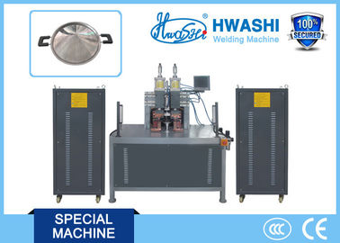Le CE de Hwashi ccc a qualifié le type horizontal machine de soudure d'oreille de pot d'acier inoxydable avec une garantie d'an