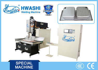 Hwashi une machine de soudure automatique d'acier inoxydable de couture de commande numérique par ordinateur à C.A. de la garantie 9.5V d'an pour l'évier de /Restaurant d'hôtel
