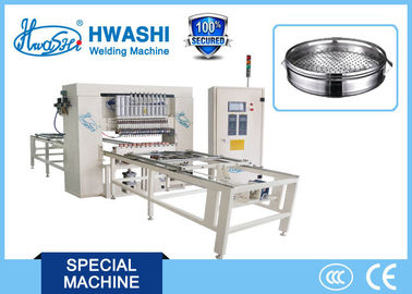 Machine de soudure de gril de vapeur de nourriture de Cookware, soudeuses rondes de tache de fil d'acier inoxydable