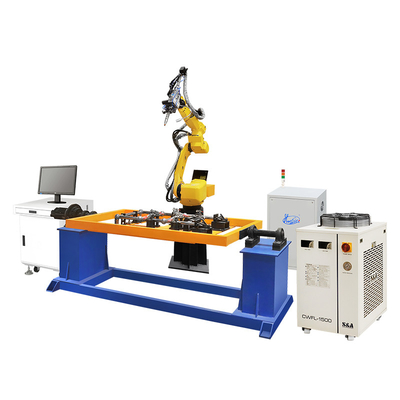Robot de soudure laser de haute précision de HWASHI pour des radiateurs de serviette et des rails de serviette