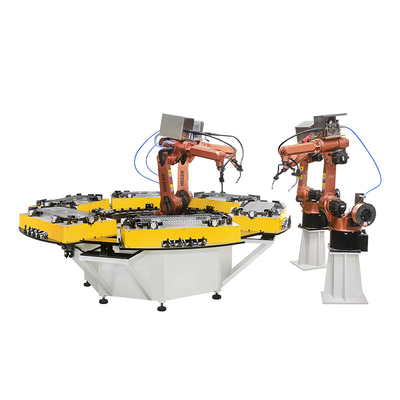 Station automatique de Hwashi MIG TIG Welding Robot With Rotating pour le coin de support de stockage