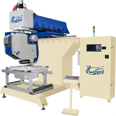 Machine de meulage et de polissage de bord de commande d'axe de la commande numérique par ordinateur 3 pour l'évier de cuisine d'acier inoxydable