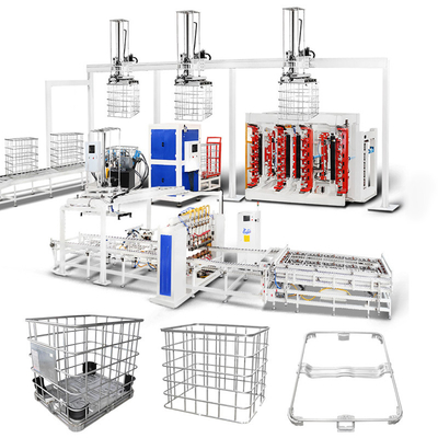 Machines de soudure automatiques à grande vitesse de cage pour des cadres de cage d'IBC