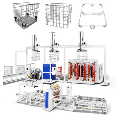 Hwashi IBC machine de soudage de fond de réservoir IBC machine de soudage automatique de cage