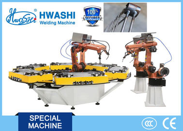 Les robots de soudure industriels de l'axe MIG de HWASHI six avec tournent le Tableau