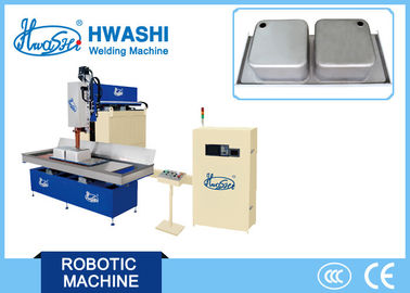 Machine de soudeuse de couture d'évier de cuisine de commande numérique par ordinateur, machine automatique de soudure continue d'évier d'encart
