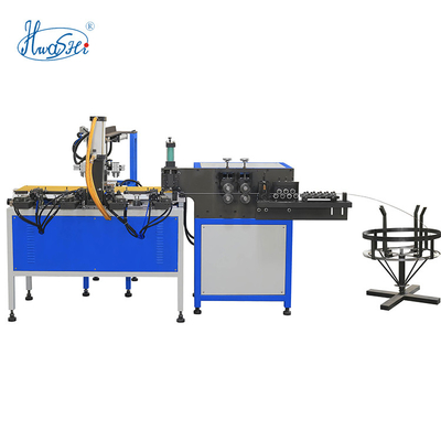 Machine de soudage et de fabrication automatique d'anneaux de fil d'acier Hwashi