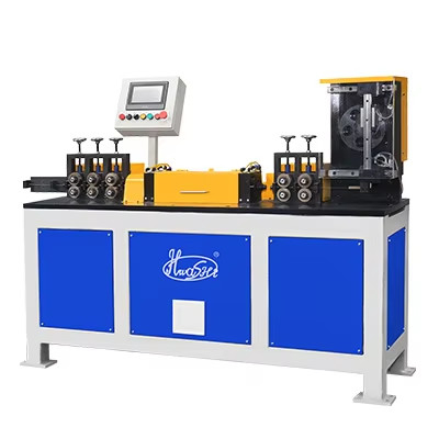 HWASHI 1.1mm-9mm machine à redresser le fil d'acier à grande vitesse,Réducteur de fil rotatif automatique et machine de découpe