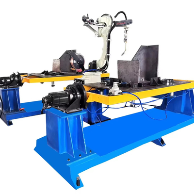 Les robots de soudure industriels de MIG de Hwashi rayonnent le robot de soudure du cadre de support de stockage