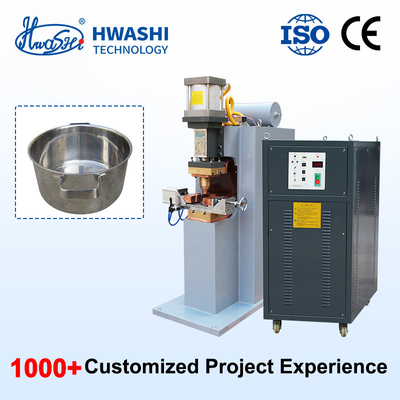 Machine de soudage à point de technologie avancée Hwashi pour la production de ustensiles de cuisine en acier inoxydable