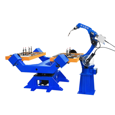 Machine de soudage CNC industrielle Hwashi Robotique à 6 axes avec servo, robot de soudage à bras positionneur, robot de soudage automatique TIG