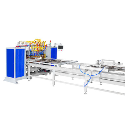 Hwashi WL-HS-300K High Speed 1.0m/sec Automatic Refrigerator Condenser Wire Mesh Spot Welding Machine