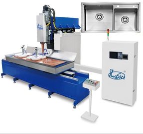 Machine de soudure automatique d'évier de commande numérique par ordinateur pour l'évier de cuisine différent de taille