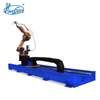 Robot de soudure à l'arc électrique de laser de l'axe MIG TIG/de HWASHI 6 avec Slideway/rail