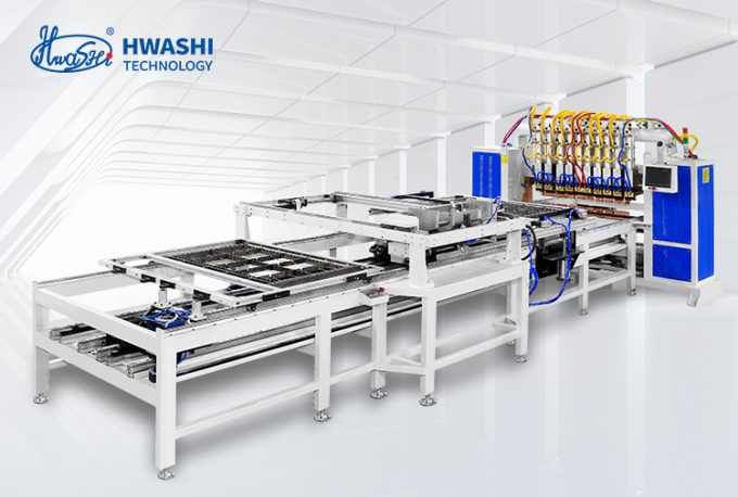 Hwashi Automatic Multiple Welded Wire Mesh Spot Welding Machine,Reinforcing Full Automatic Stainless Steel mesh Welded