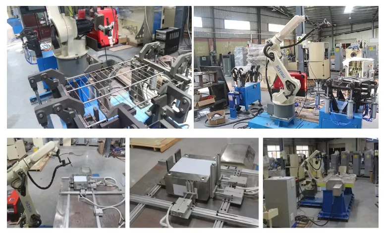 Machine de soudage CNC industrielle Hwashi Robotique à 6 axes avec servo, robot de soudage à bras positionneur, robot de soudage automatique TIG 1