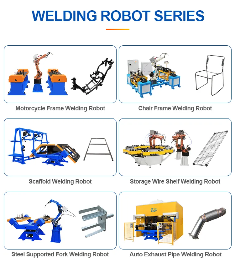 Machine de soudage CNC industrielle Hwashi Robotique à 6 axes avec servo, robot de soudage à bras positionneur, robot de soudage automatique TIG 6