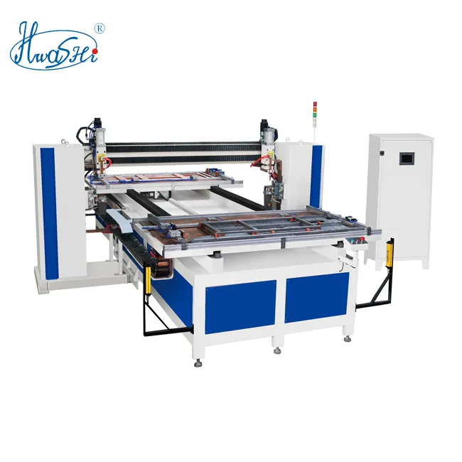 Hwashi sécurité en acier inoxydable plaque de porte multi-point automatique mobile type point machine de soudage, soudeur à tôle 0