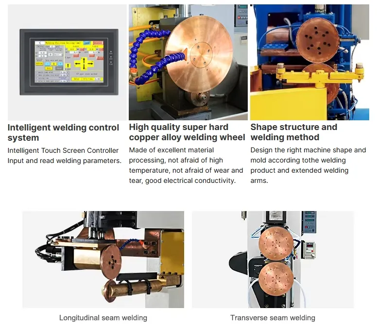 Hwashi machine de soudage à couture longitudinale de haute qualité pour réservoir de carburant machine automatique de soudage à couture 2