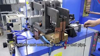 Machine de soudage bout à bout automatique pour fil